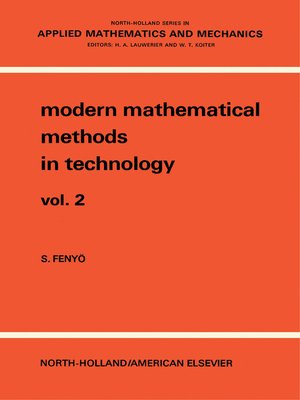 cover image of Modern Mathematical Methods In Technology